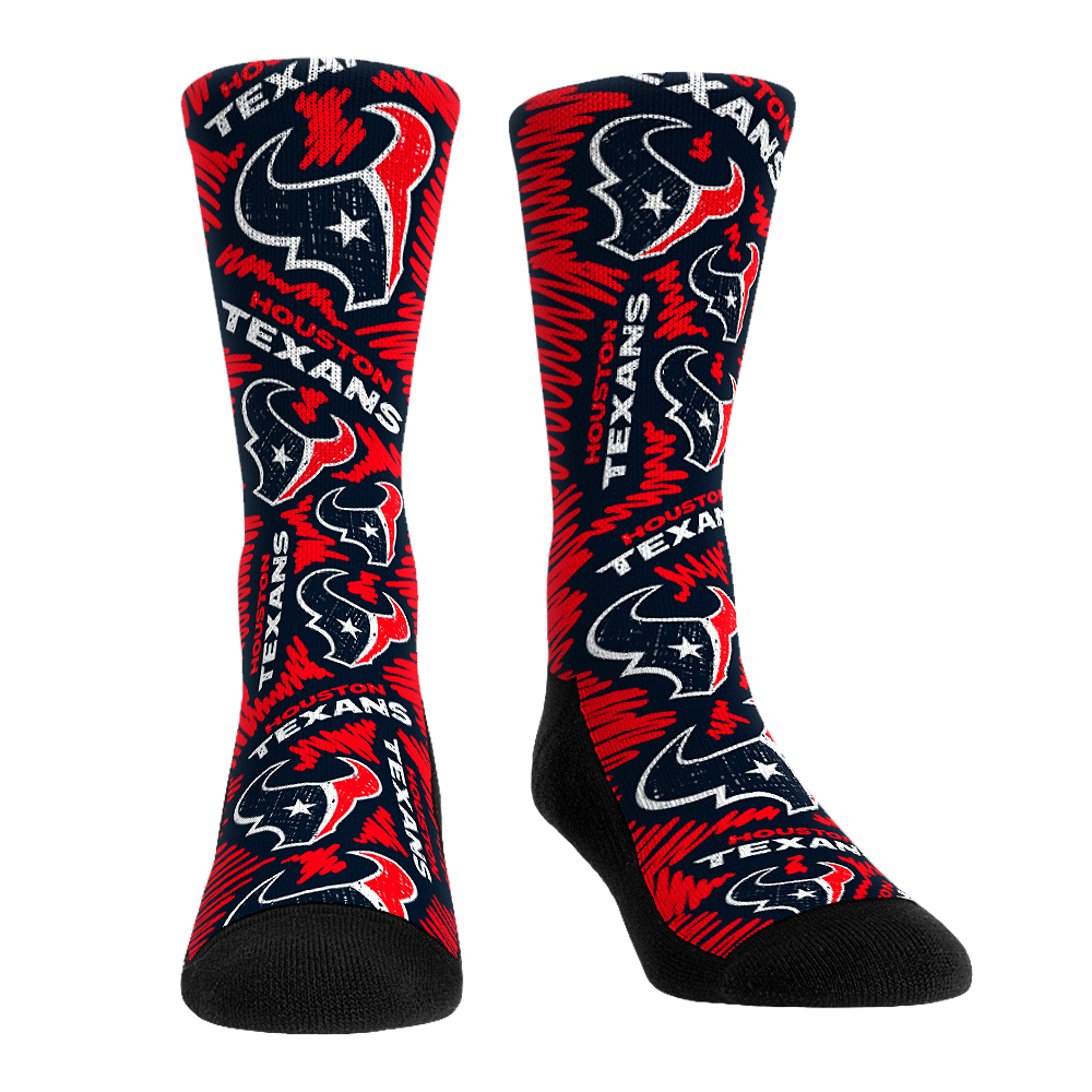Houston Texans - Logo Sketch Crew Socks