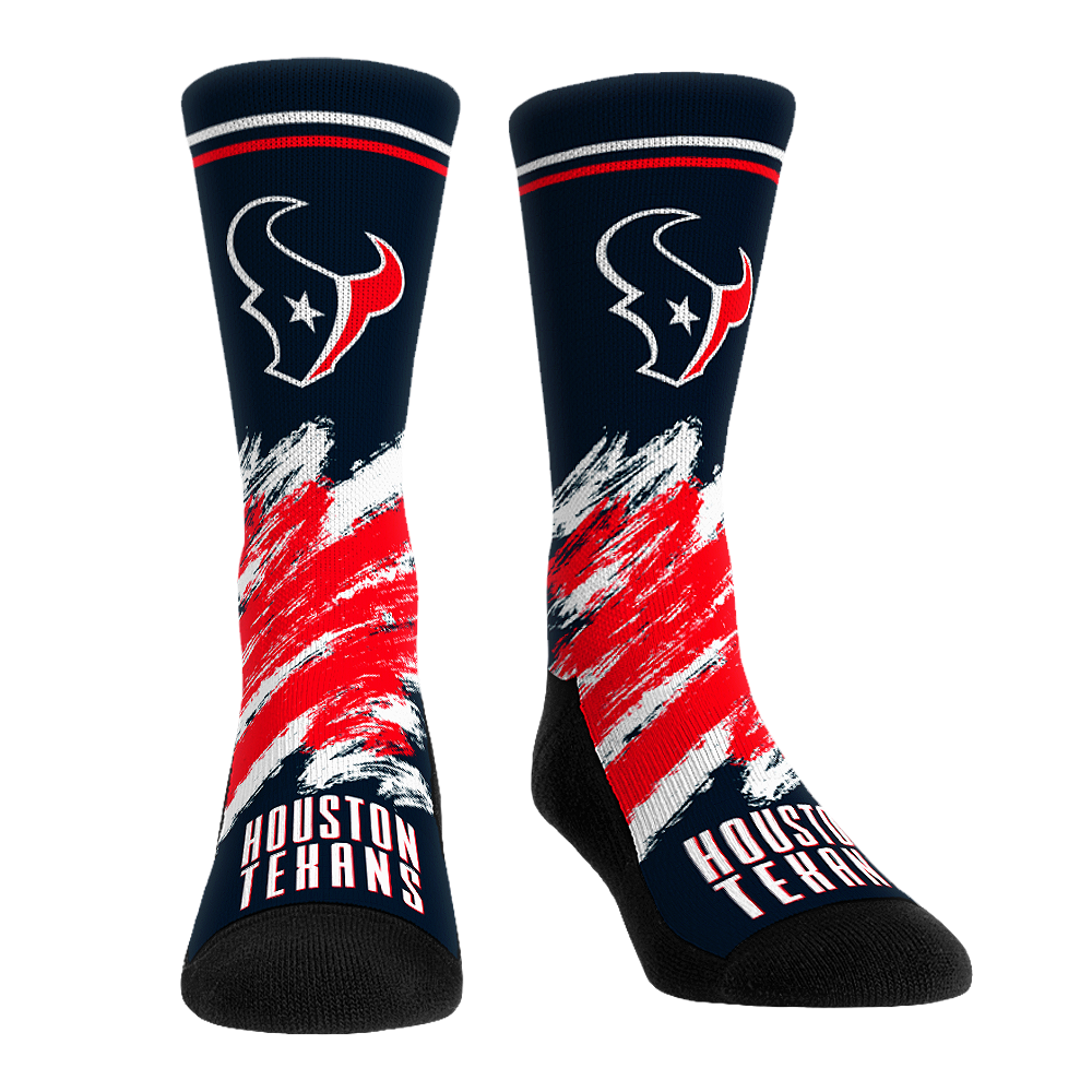 Houston Texans - Throwback Paint Crew Socks