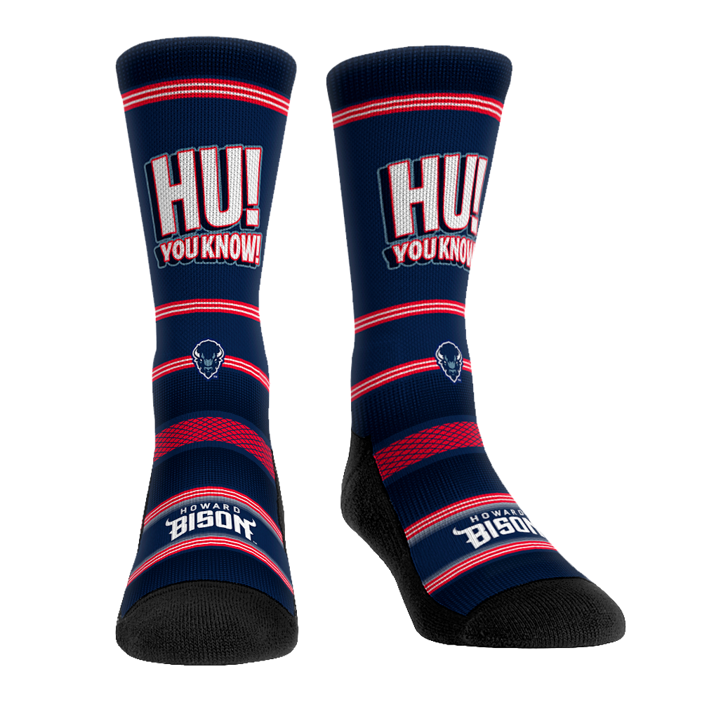 Howard Bison - HU! You Know! Crew Socks