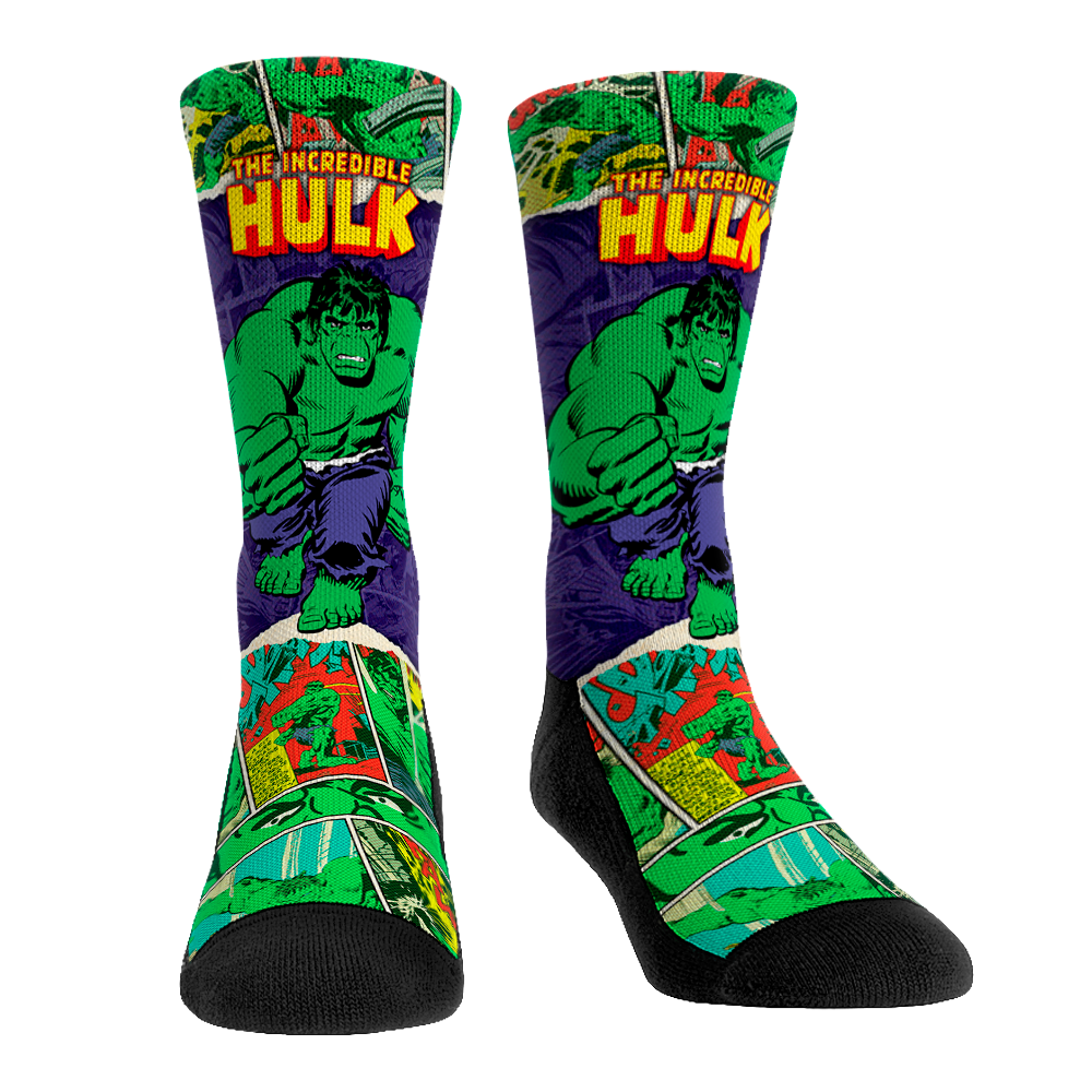 Marvel - Hulk - Off Panel Crew Socks