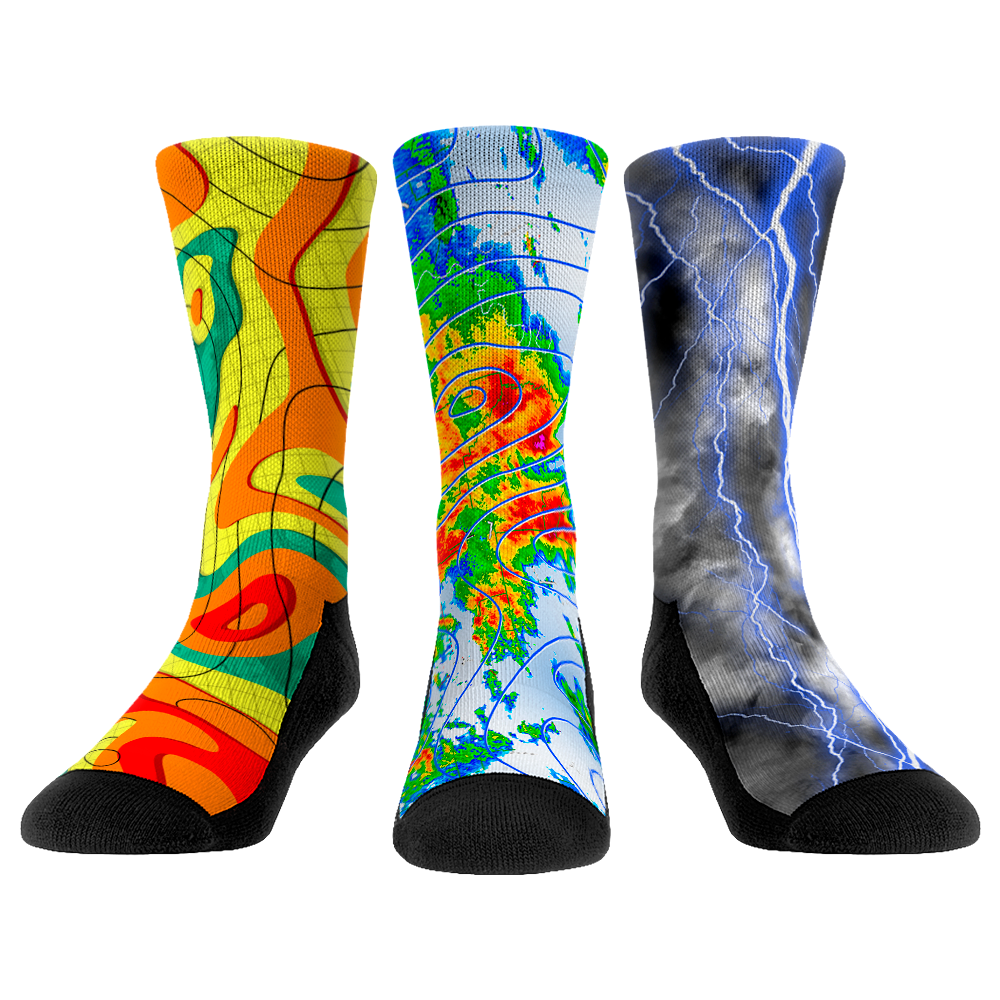 Hurricane 3-Pack Crew Socks