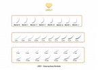 Brown Eyelash Extensions - 20 Lines