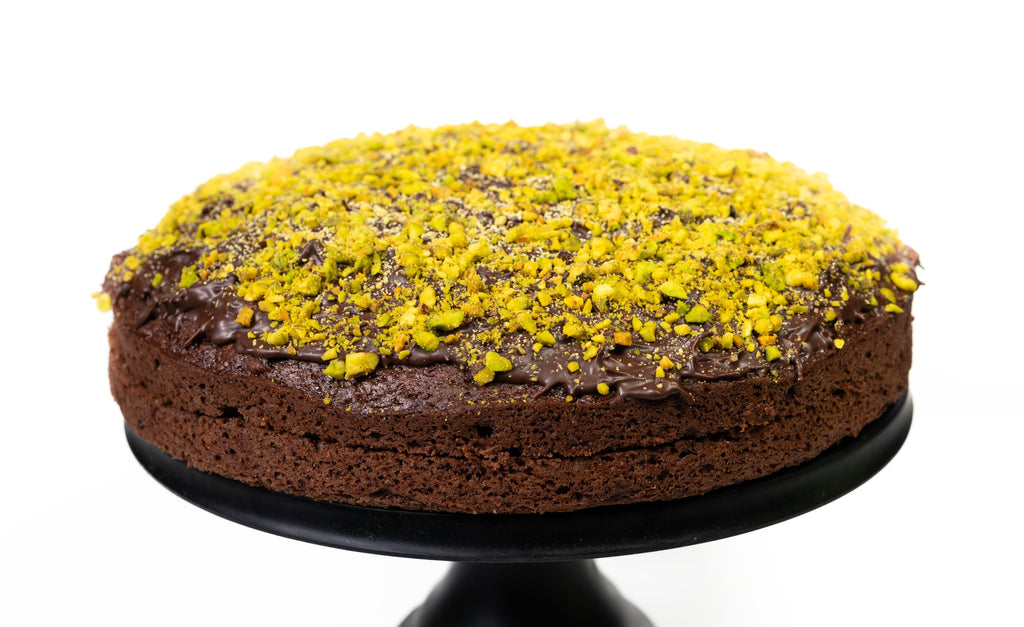 Andy Anand Sugar - Free Dubai Pistachio Chocolate Cake, 2.2 lb – Kataifi, Pistachio Cream, Keto & Diabetic - Friendly Viral Birthday Gift Box