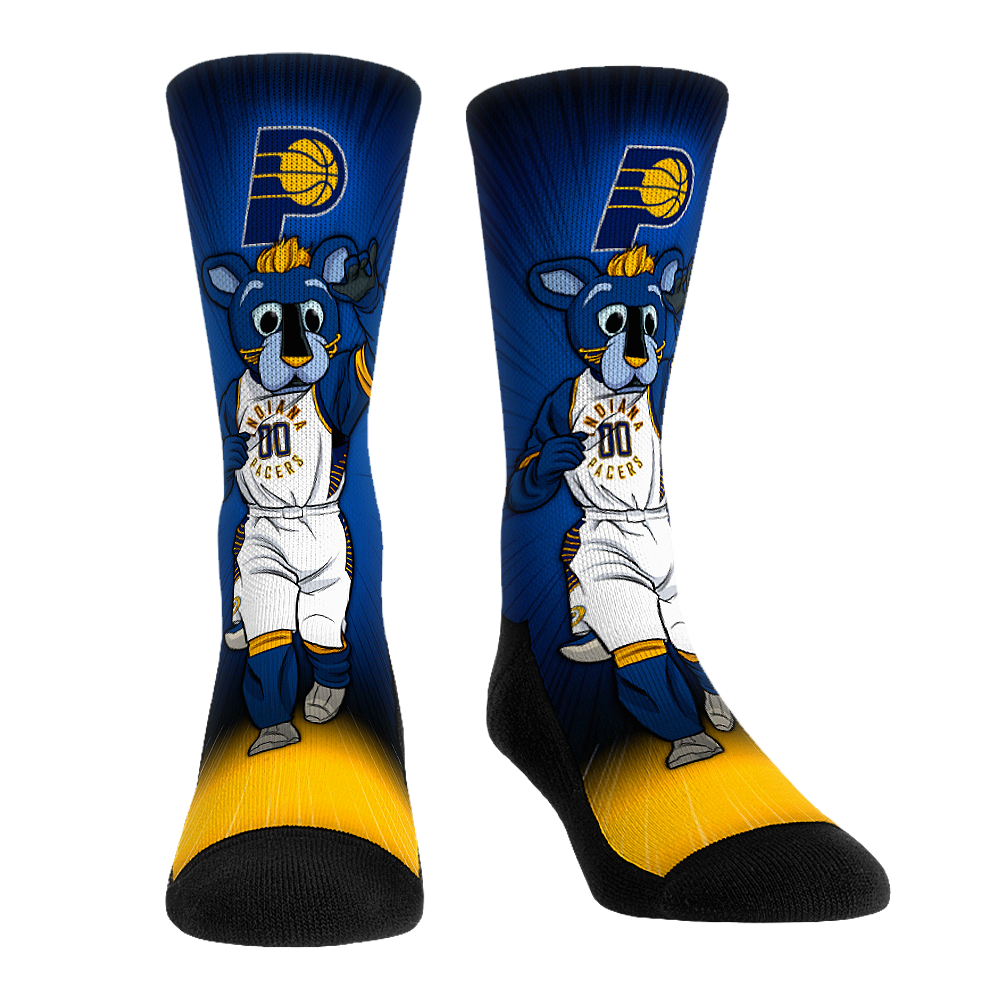 Indiana Pacers - Mascot Pump Up! Crew Socks