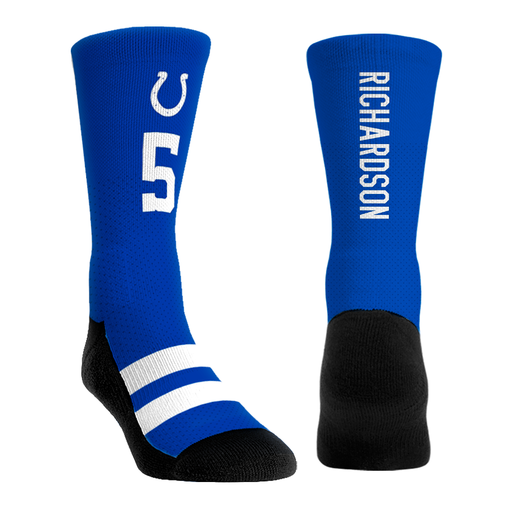 Anthony Richardson - Indianapolis Colts - Jersey (Blue) Crew Socks