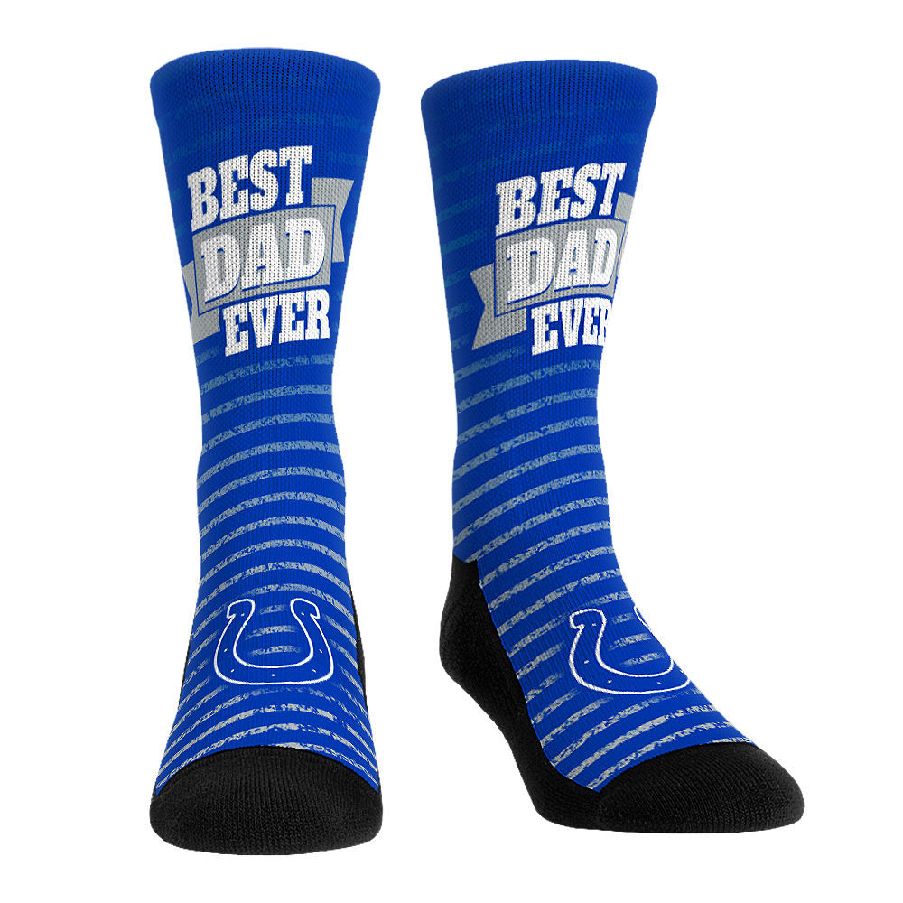 Indianapolis Colts - Best Dad Ever Crew Socks