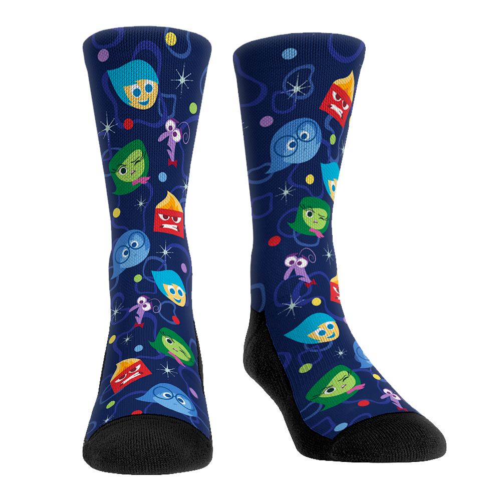 Inside Out - Emotions All-Over Crew Socks