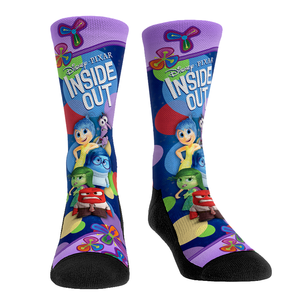 Inside Out - Title Sequence Crew Socks