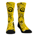 Iowa Hawkeyes - Cracked Marble Crew Socks