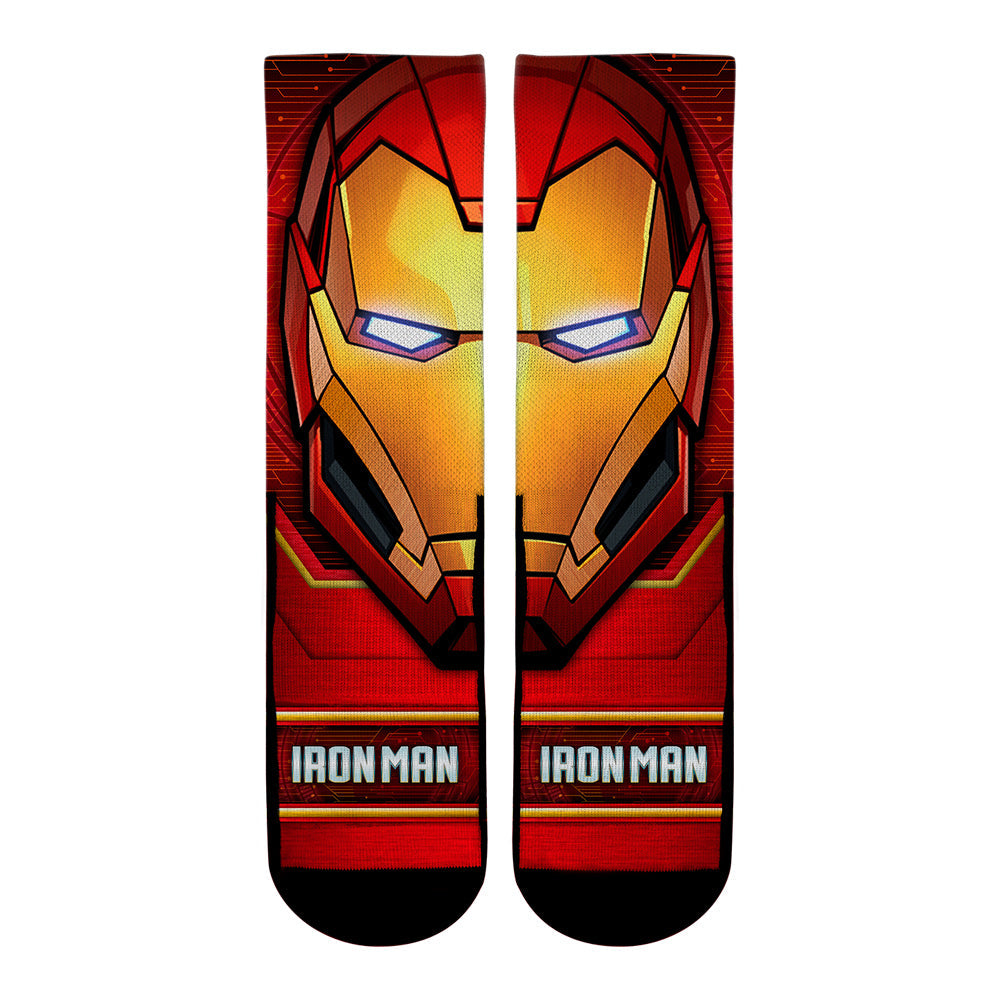 Iron Man - Split Face Crew Socks