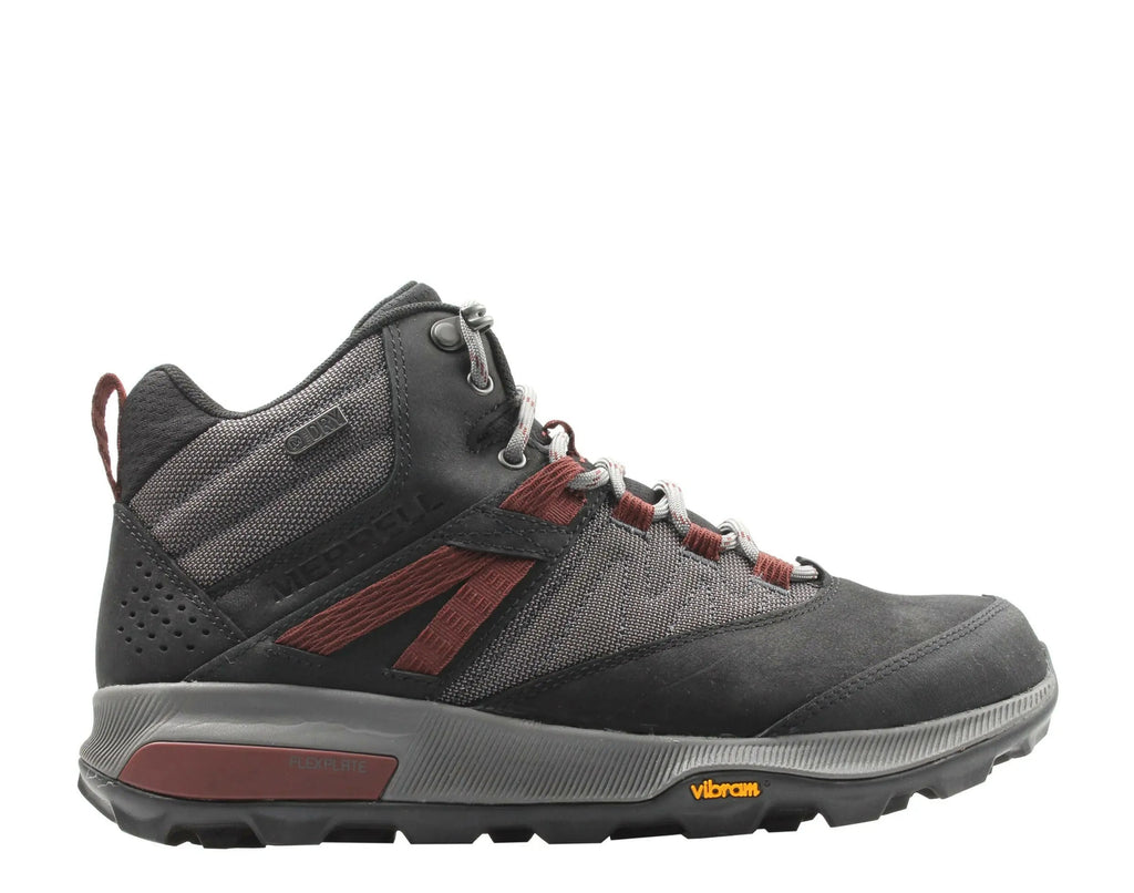 Merrell Zion Mid Waterproof Men Hiking Boots Black