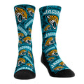 Jacksonville Jaguars - Logo Sketch (Teal) Crew Socks