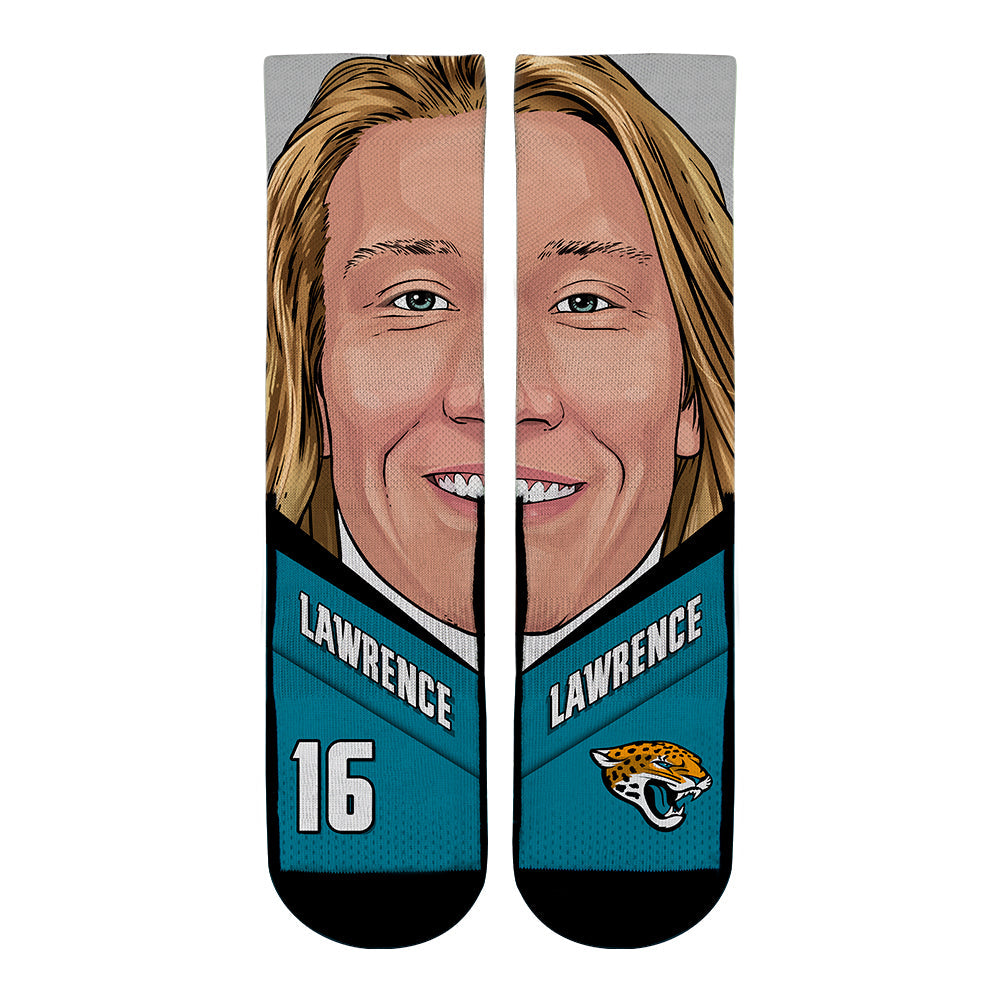 Trevor Lawrence - Jacksonville Jaguars - Game Face Crew Socks