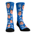 Jared Goff - Detroit Lions - Throwback Football Guy Crew Socks