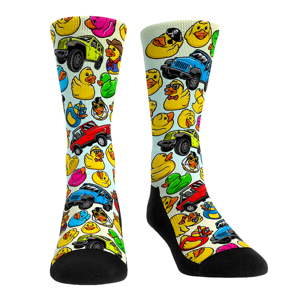 Jeep Ducks All-Over Crew Socks