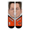 Joe Burrow - Cincinnati Bengals - Game Face Crew Socks