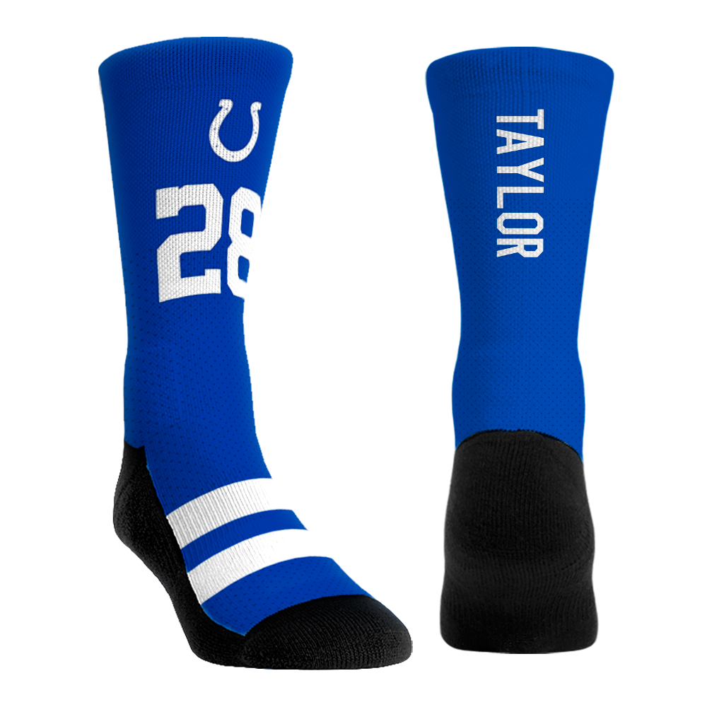 Jonathan Taylor - Indianapolis Colts - Jersey (Blue) Crew Socks
