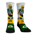 Jordan Love - Green Bay Packers - Highlight Crew Socks