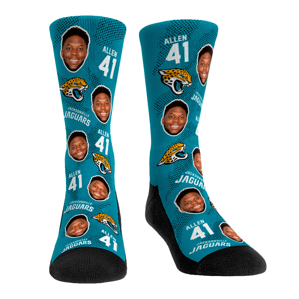 Josh Hines-Allen - Jacksonville Jaguars - Football Guy Crew Socks