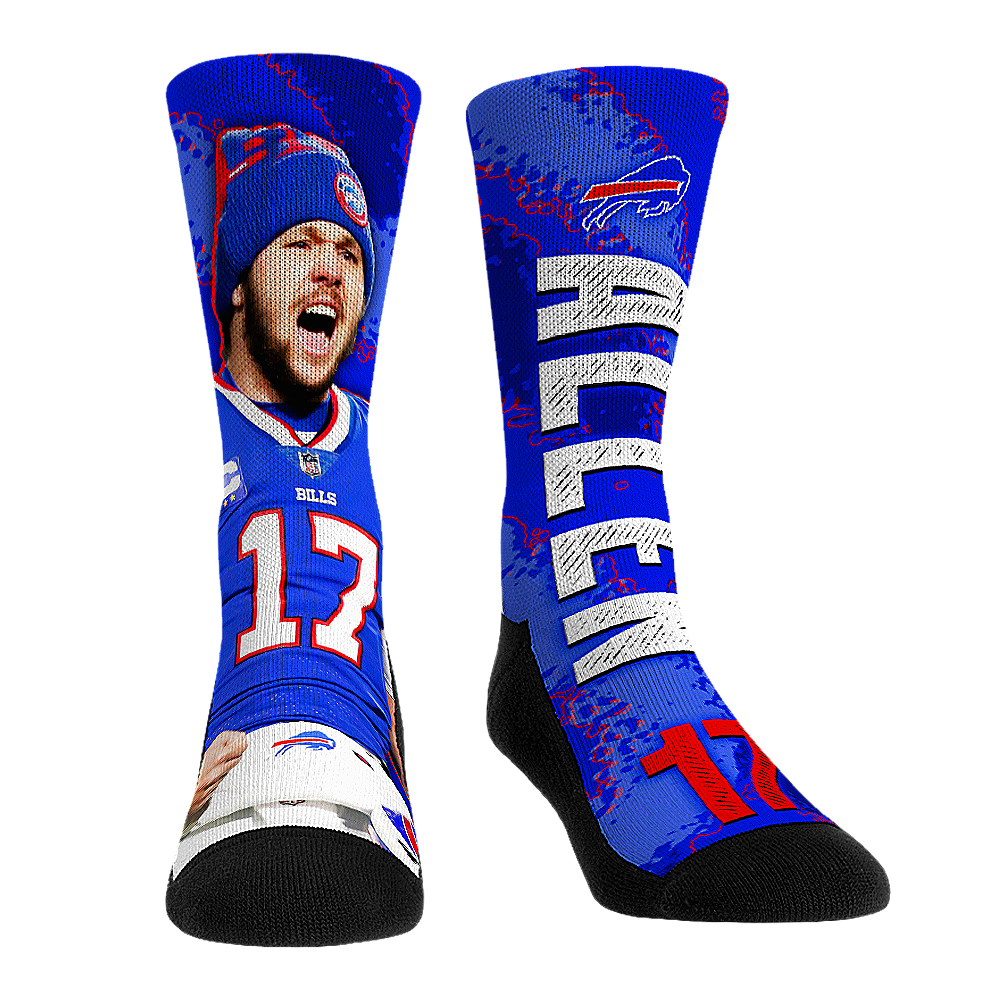 Josh Allen - Buffalo Bills - Big Player Crew Socks