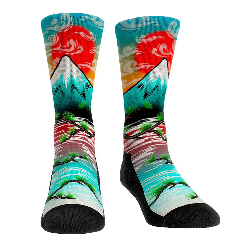 Mt. Fuji Crew Socks
