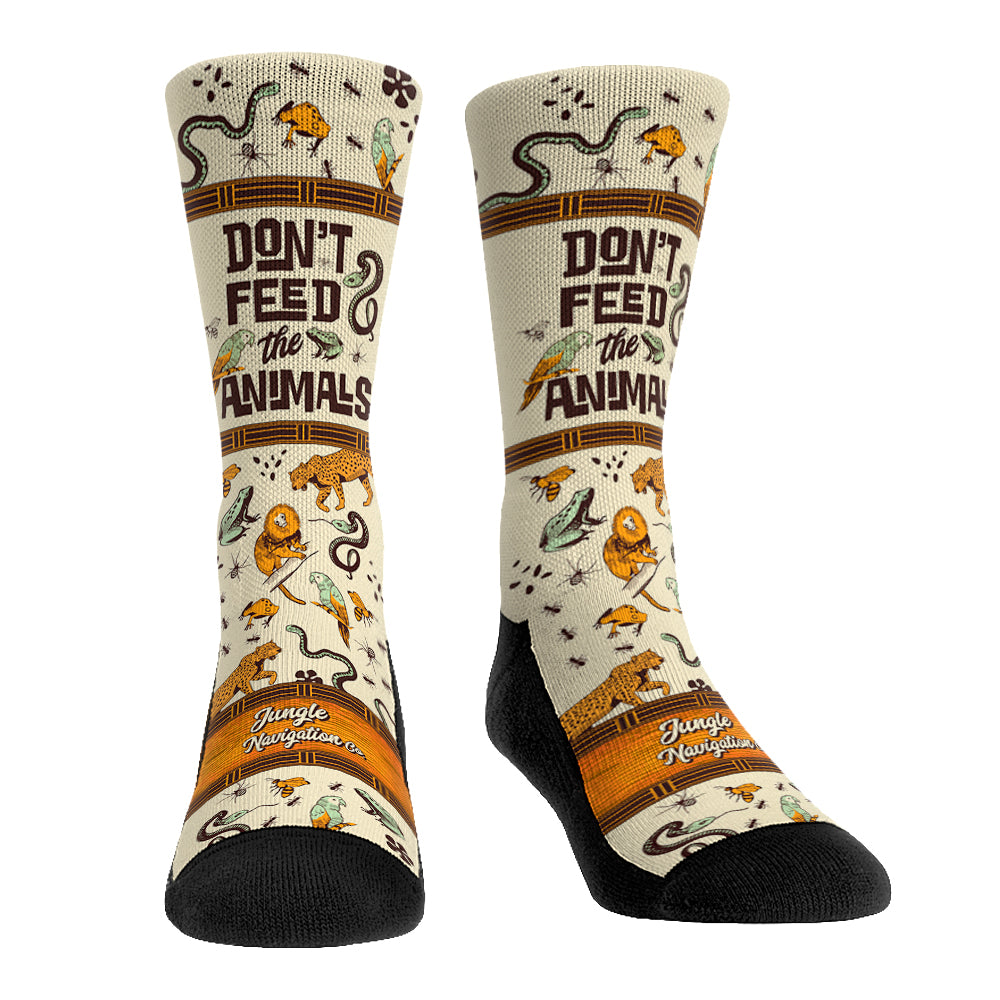 Jungle Cruise - Don't Feed The Animals Crew Socks