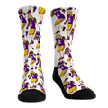 Justin Jefferson - LSU Tigers - Griddy Crew Socks