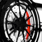 WONDERWALL 'L’Atelier Fun Collection' Formula 1 Wall Art – Steel Silhouette Racing Car with Spinning Wheels-KAFMEKA023