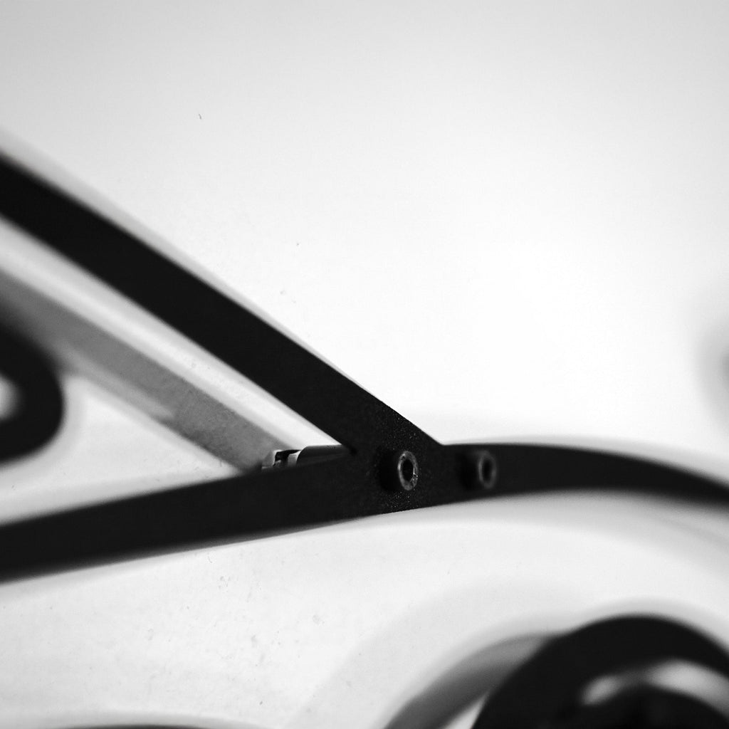 WONDERWALL 'L’Atelier Fun Collection' McLaren Wall Art – Exotic Supercar Steel Silhouette with Spinning Wheels-KAFMEKA031