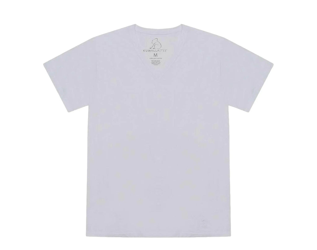 Kuwalla Tee Crew V-Neck Men T‑Shirt 3‑Pack Mix Black/White/Grey