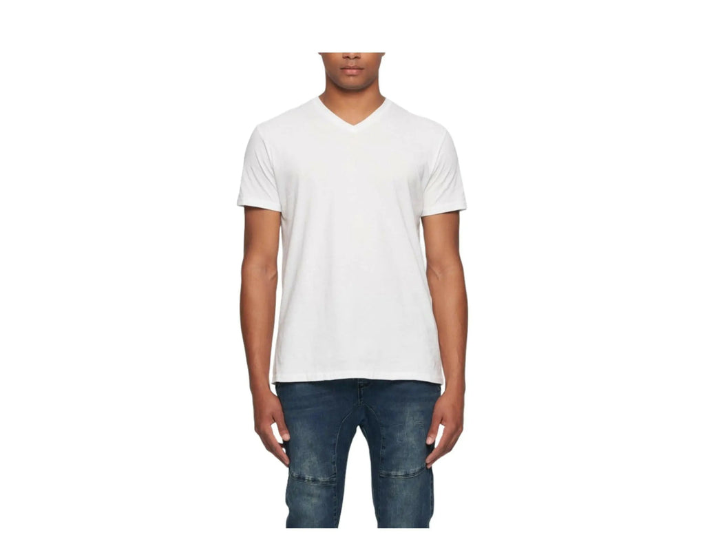 Kuwalla Tee Crew V-Neck Men T‑Shirt 3‑Pack Mix Black/White/Grey
