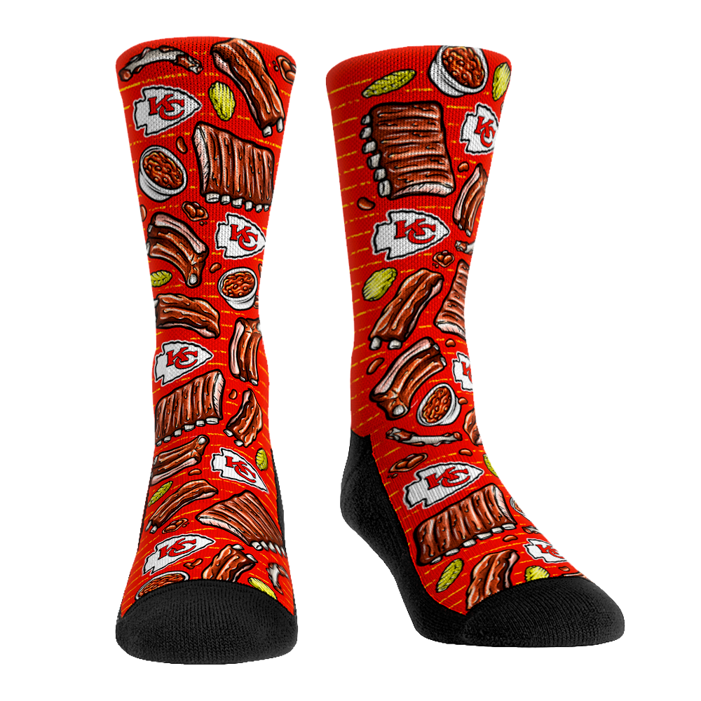 Kansas City Chiefs - KC BBQ Crew Socks
