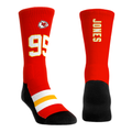 Chris Jones - Kansas City Chiefs - Jersey (Red) Crew Socks