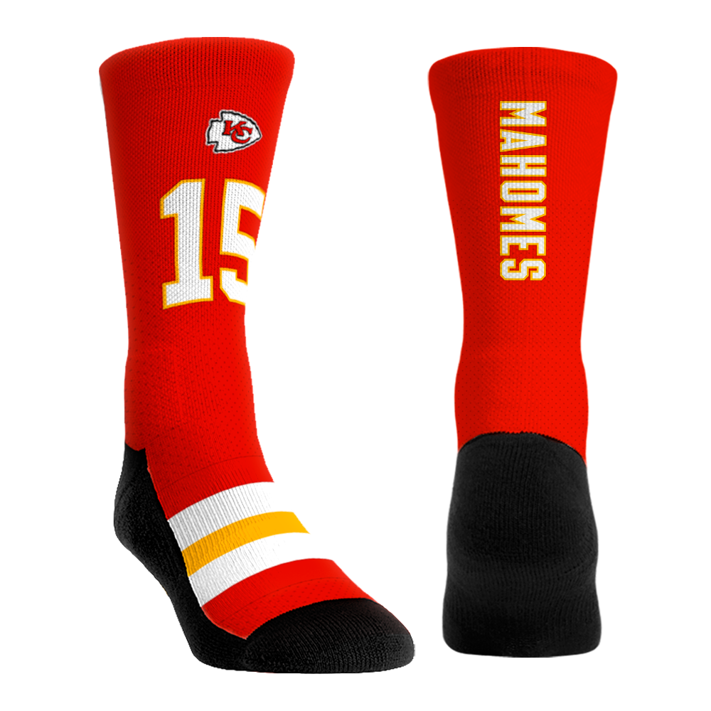 Patrick Mahomes - Kansas City Chiefs - Jersey (Red) Crew Socks