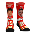 Patrick Mahomes & Travis Kelce - Kansas City Chiefs - Teammates Crew Socks