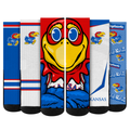 Kansas Jayhawks - Super Fan Crew Socks 5-Pack