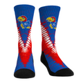 Kansas Jayhawks - V Shape Tie Dye Crew Socks