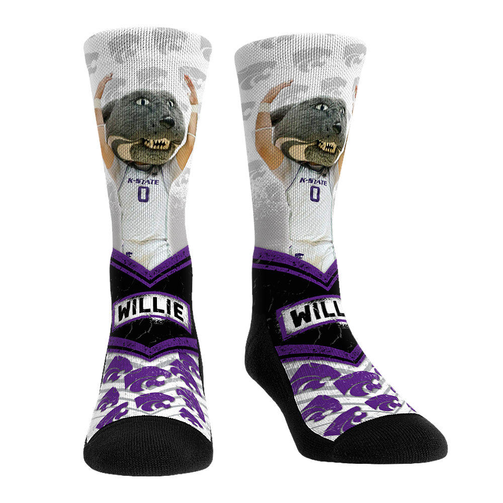 Kansas State Wildcats - Mascot Walkout Crew Socks