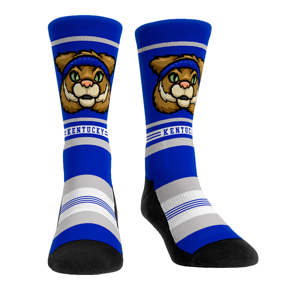 Kentucky Wildcats - Game Face Mascot Crew Socks