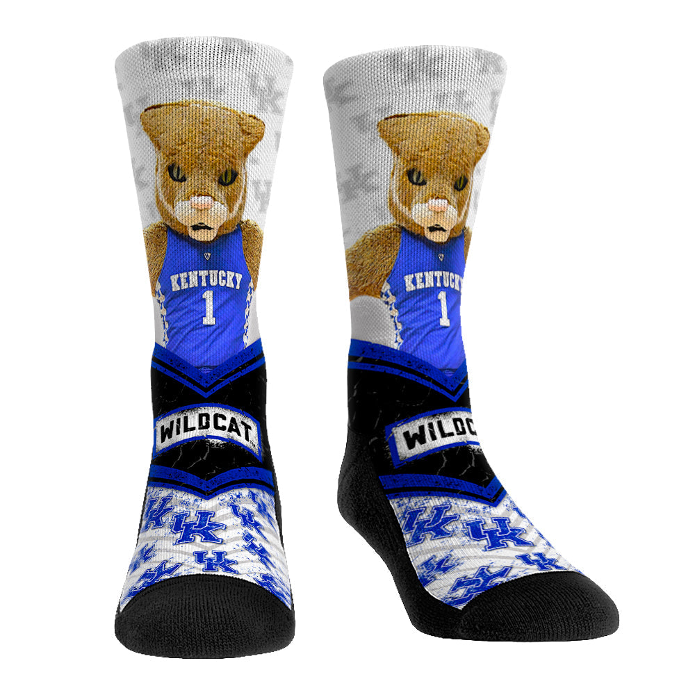Kentucky Wildcats - Mascot Walkout Crew Socks