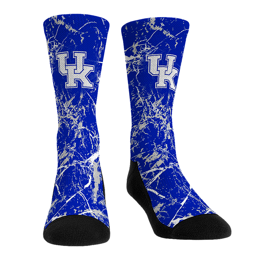 Kentucky Wildcats - Cracked Marble Crew Socks