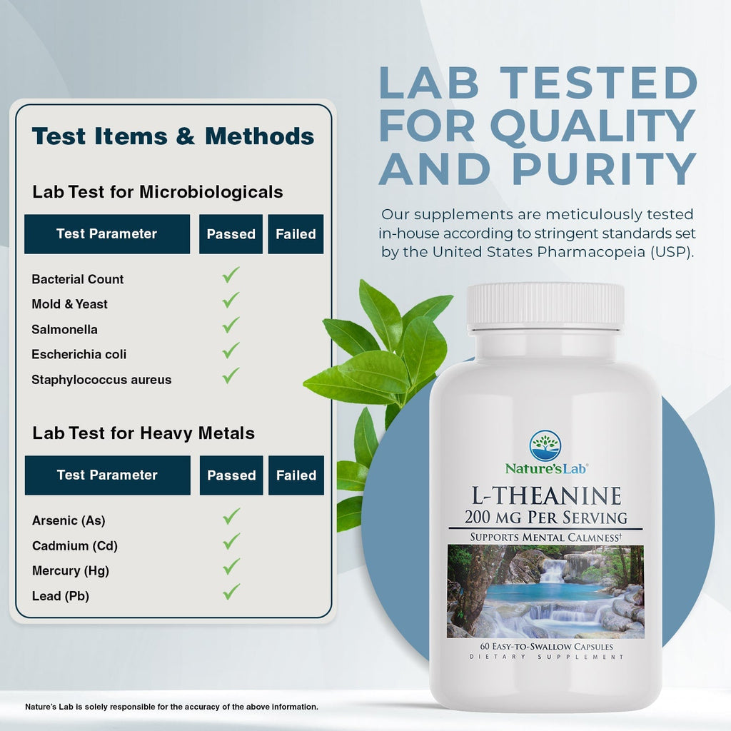 L-Theanine 200 mg - 60 Capsules