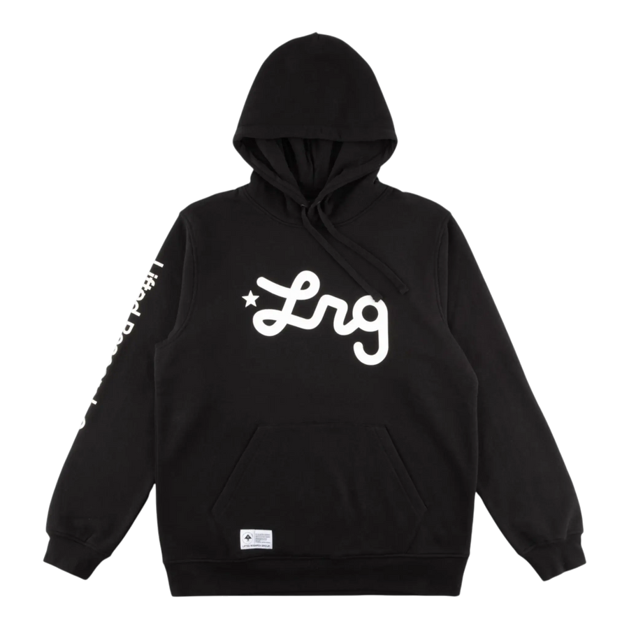 LRG Lifted Script Pullover Hoodie Men’s – Black/White