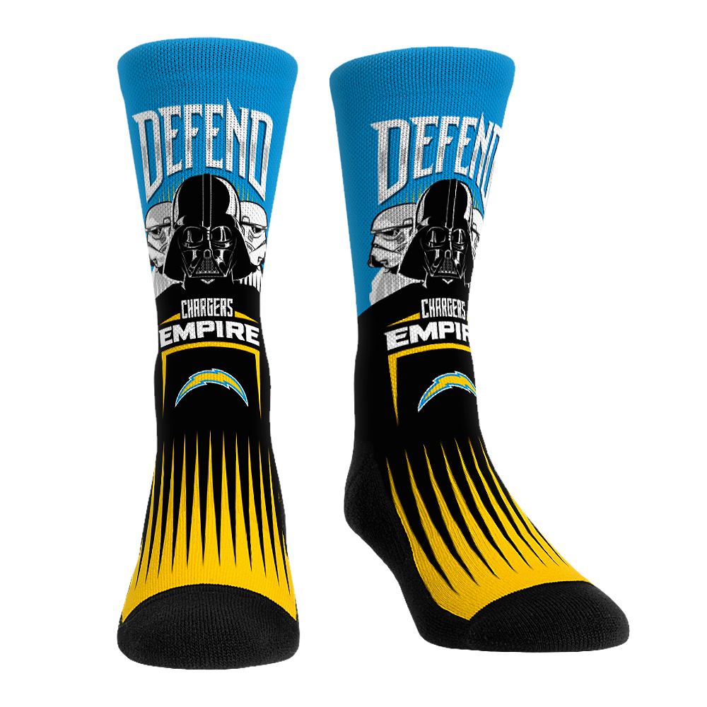 Los Angeles Chargers - Star Wars - Defend the Empire Crew Socks