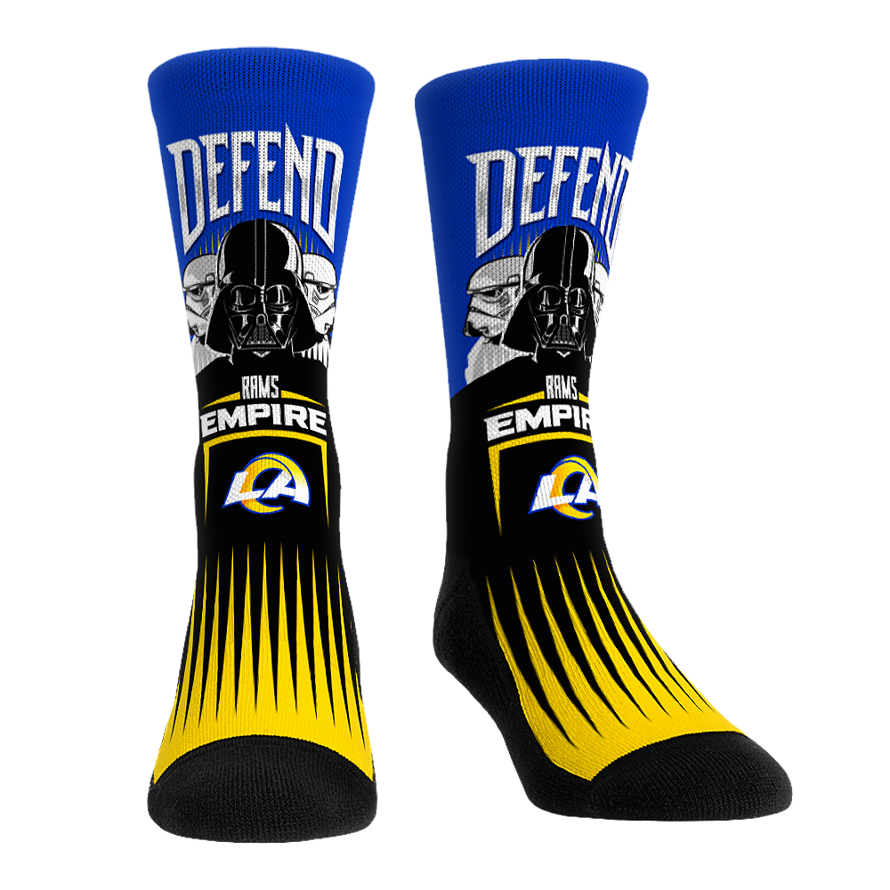 Los Angeles Rams - Star Wars - Defend the Empire Crew Socks