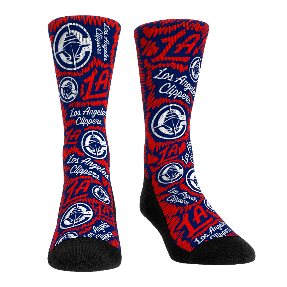 Los Angeles Clippers - Logo Sketch Crew Socks