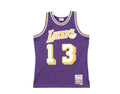 Mitchell & Ness Swingman Los Angeles Lakers 1971-72 Wilt Chamberlain Men Jersey Purple/Gold/White