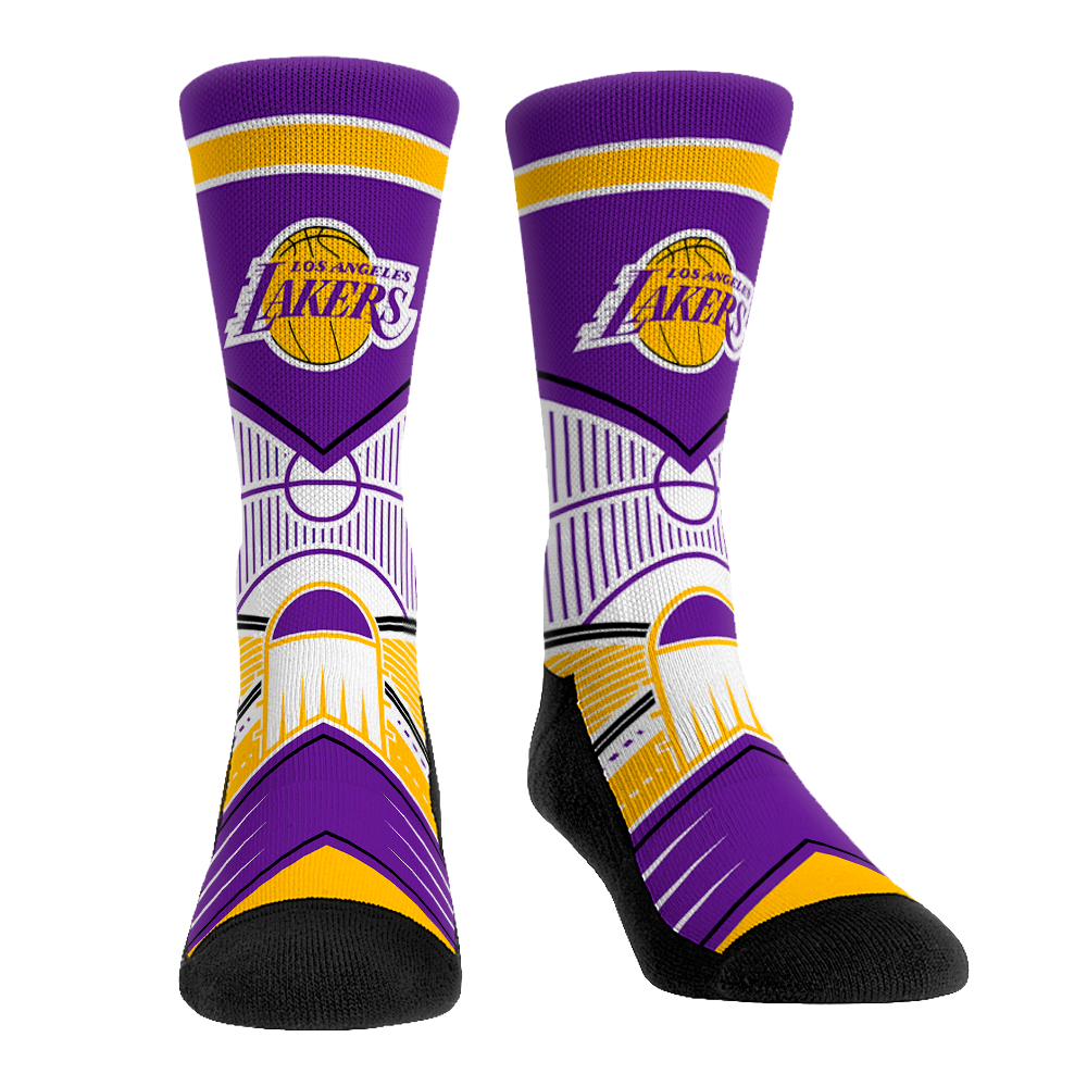 Los Angeles Lakers - Full Court Press Crew Socks
