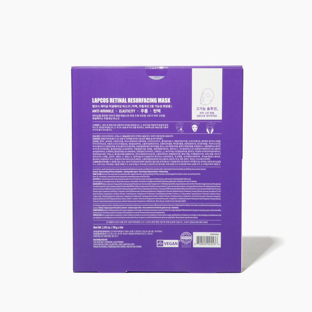 Retinal Resurfacing Sheet Mask 5 - Pack Box
