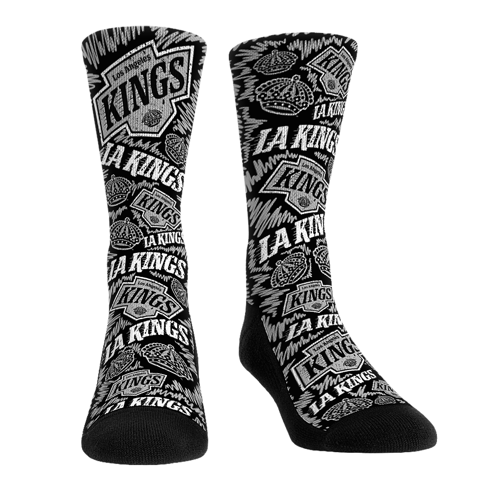 Los Angeles Kings - Logo Sketch Crew Socks